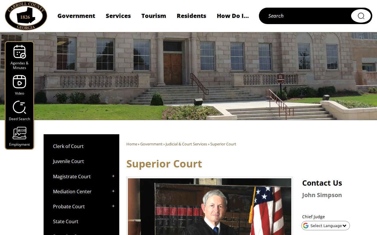 West Georgia Superior Court context for Heard County dockets